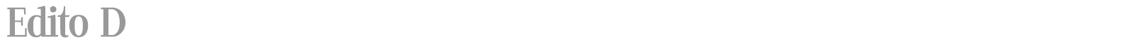 Edito D font preview